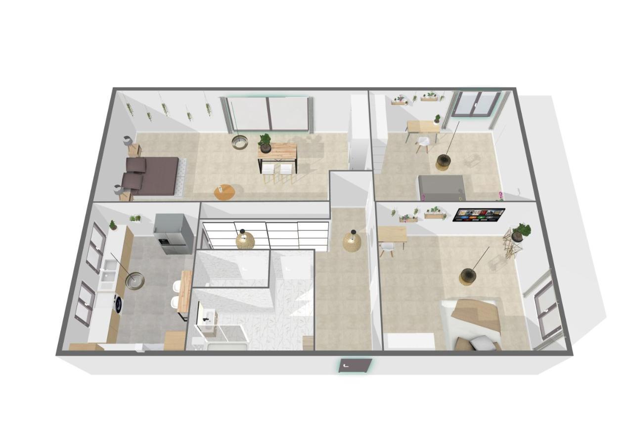 La Garden Room Logement En Colocation Ле-Плесси-Робинсон Экстерьер фото